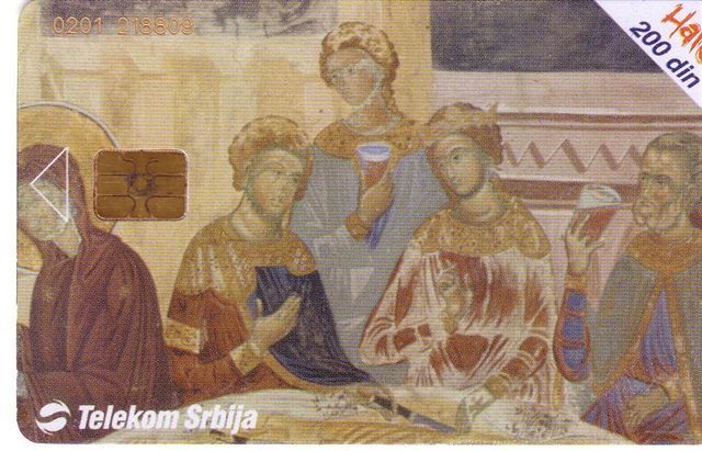 RELIGION PAINTING ( Serbia ) ***  Tableau - Peinture - Paintings - Gemälde - Pintura - Pittura * Icon - Icons - Jugoslawien