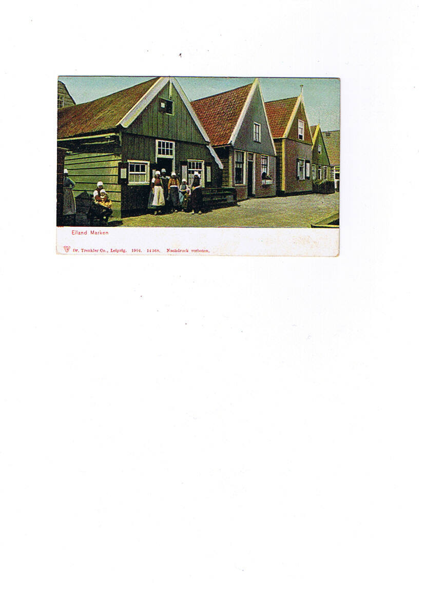 EILAND MARKEN   Carte Neuve Dos Non Séparé 1904 - Marken