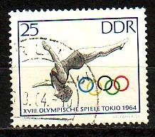 JUMPING - DDR - 1964 - Ol.G´s  - 1v Used - Salto