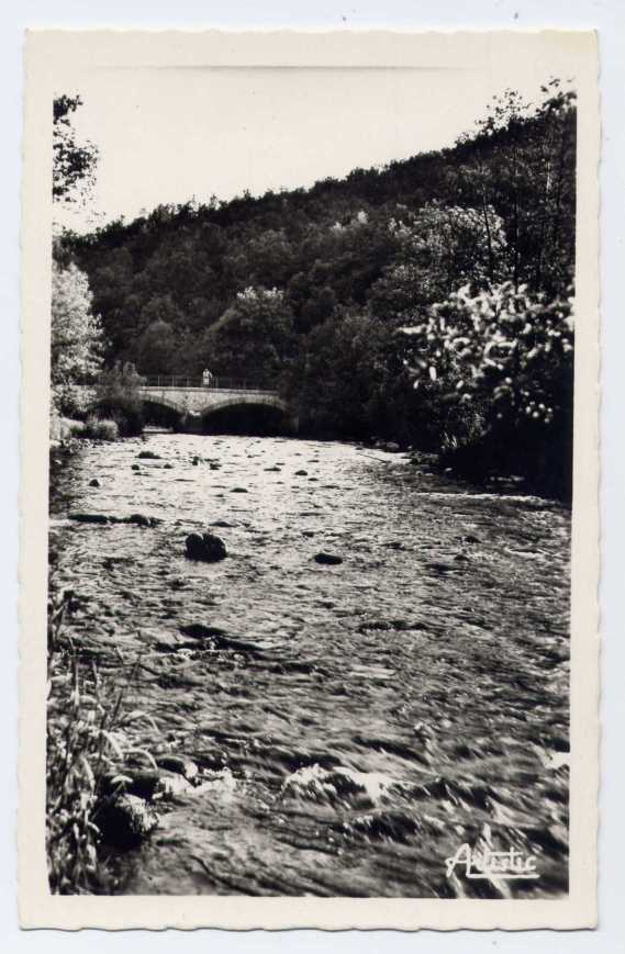 Réf 109 - QUARRE LES TOMBES - La CURE Au Pont Des Iles - Carte Semi-moderne - Quarre Les Tombes