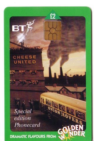 United Kingdom - England -  GOLDEN WONDER  ( Special Edition Phonecard ) - BT Promotional