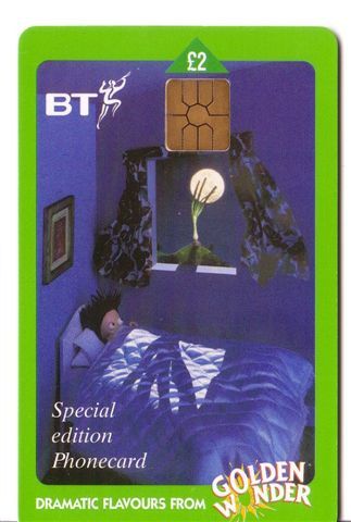 United Kingdom - England -  GOLDEN WONDER  ( Special Edition Phonecard ) - BT Promociónales