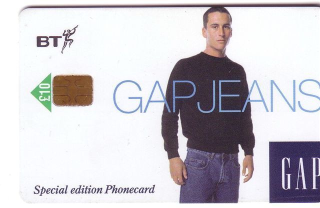 United Kingdom - England - Moda - Fashion - Models - GAP JEANS ( Spec. Edit. Phonecard ) - BT Werbezwecke