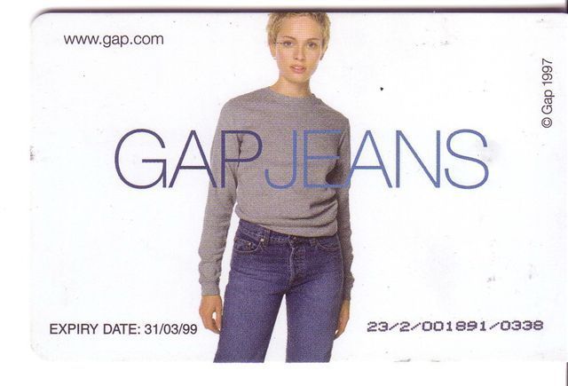 United Kingdom - England - Moda - Fashion - Models - GAP JEANS ( Spec. Edit. Phonecard ) - BT Werbezwecke