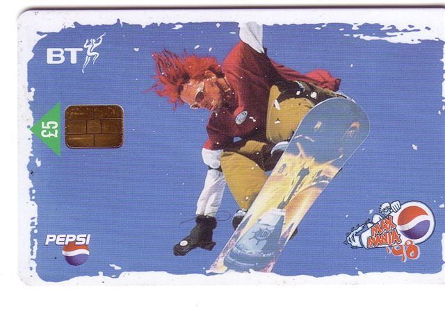 PEPSI ( England ) Beverages - Drink - Beverage - Skateboarding - Planche à Roulettes - Skateboard - Skate - BT Promotional