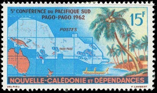 Nouvelle Calédonie (Y/T No, 305 - Pago-Pago 1962 [*] - Nuevos