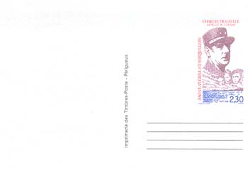 Entier Postal:de St Pierre Et Miquelon, De Gaulle - De Gaulle (Général)