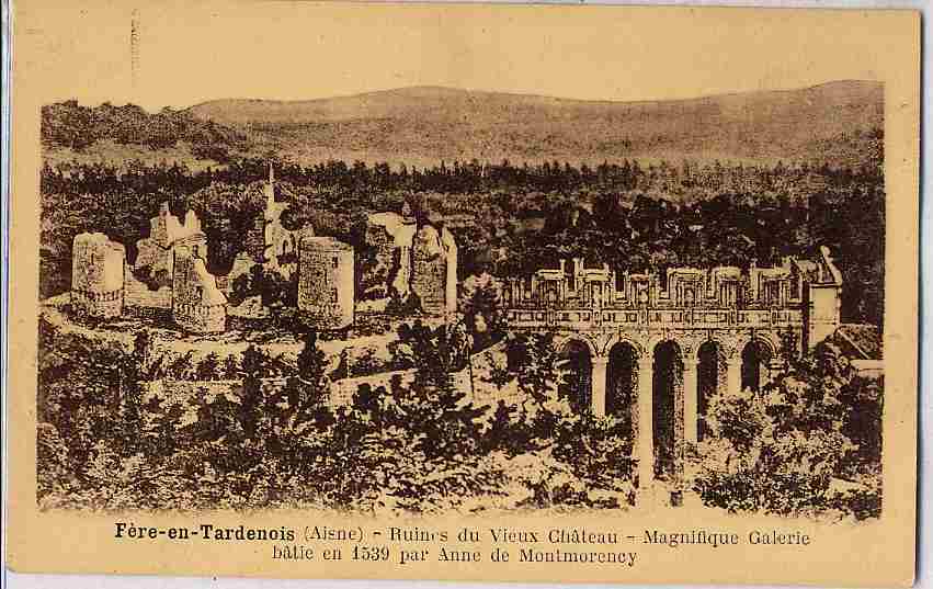 02 FRERE EN TARDENOIS Ruines De Vieux Chateau - Fere En Tardenois