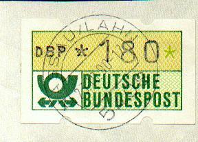 Car -  Deutsche Bundespost - Vignette Sur Fragment - Collections