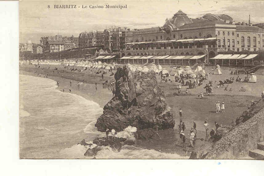 992 Biarritz. Le Casino Municipal. N° 8, La Rotonde-bellevue - Biarritz