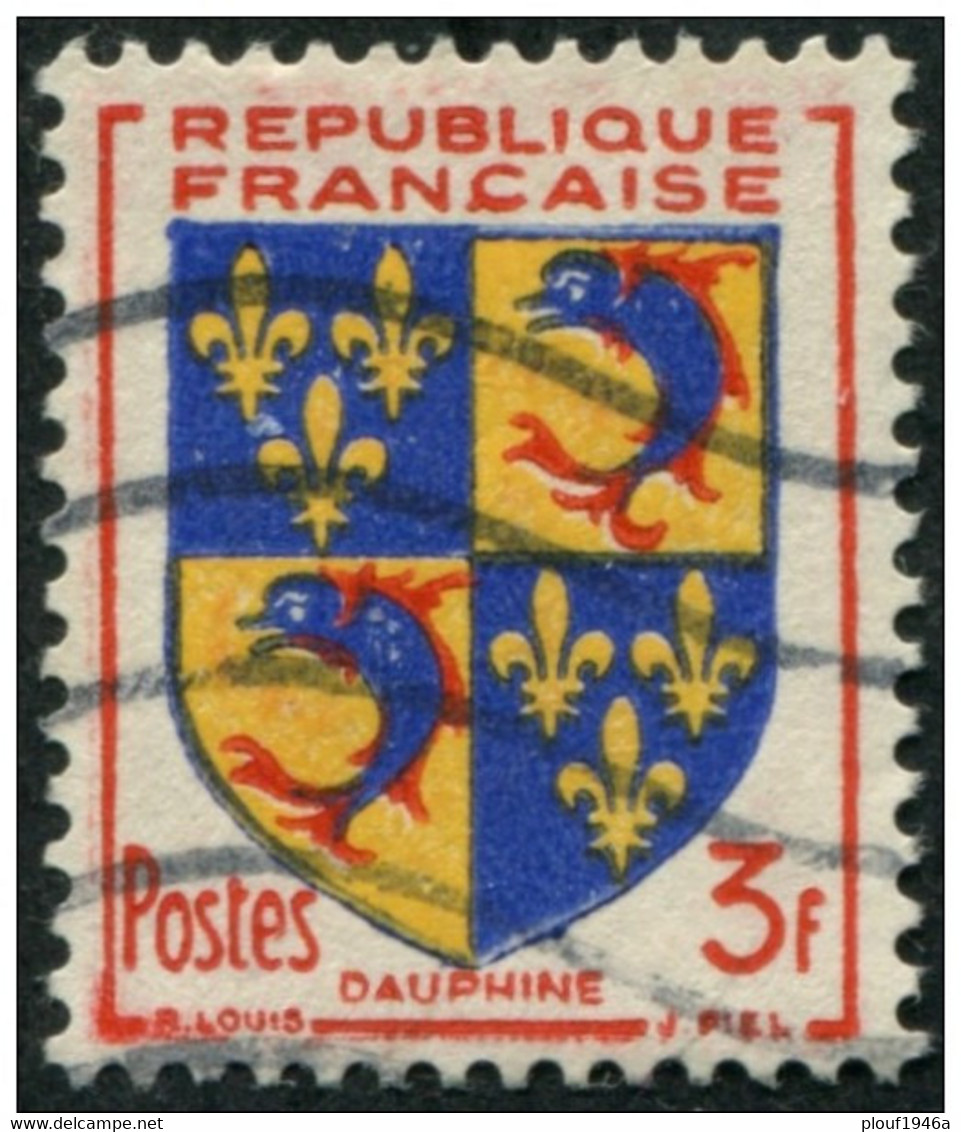 Pays : 189,06 (France : 4e République)  Yvert Et Tellier N° :  954 (o) - 1941-66 Wappen