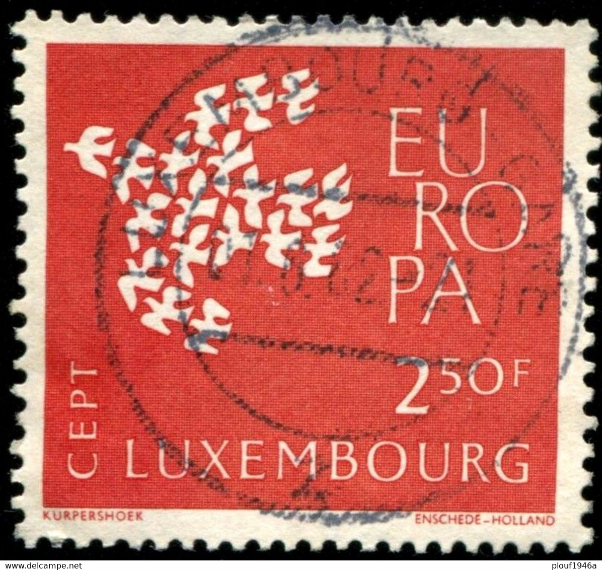 Pays : 286,04 (Luxembourg)  Yvert Et Tellier N° :   601 (o)  [EUROPA] - Gebruikt