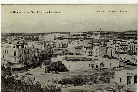 Bizerte Le Marché Et Les Casernes - Tunisie