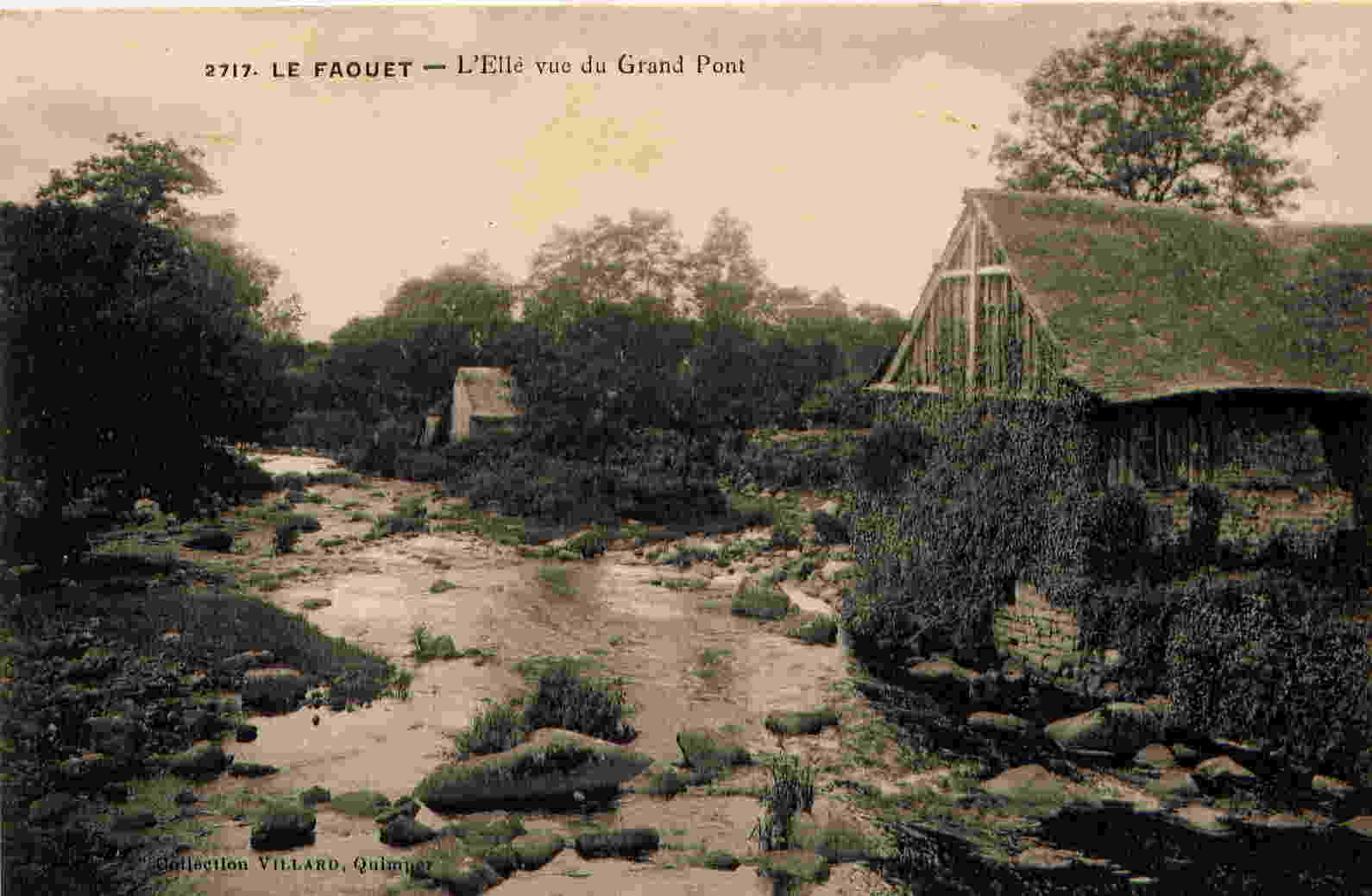 2717 - Le Faouet - L'Elle Vue Du Grand Pont - Le Faouet