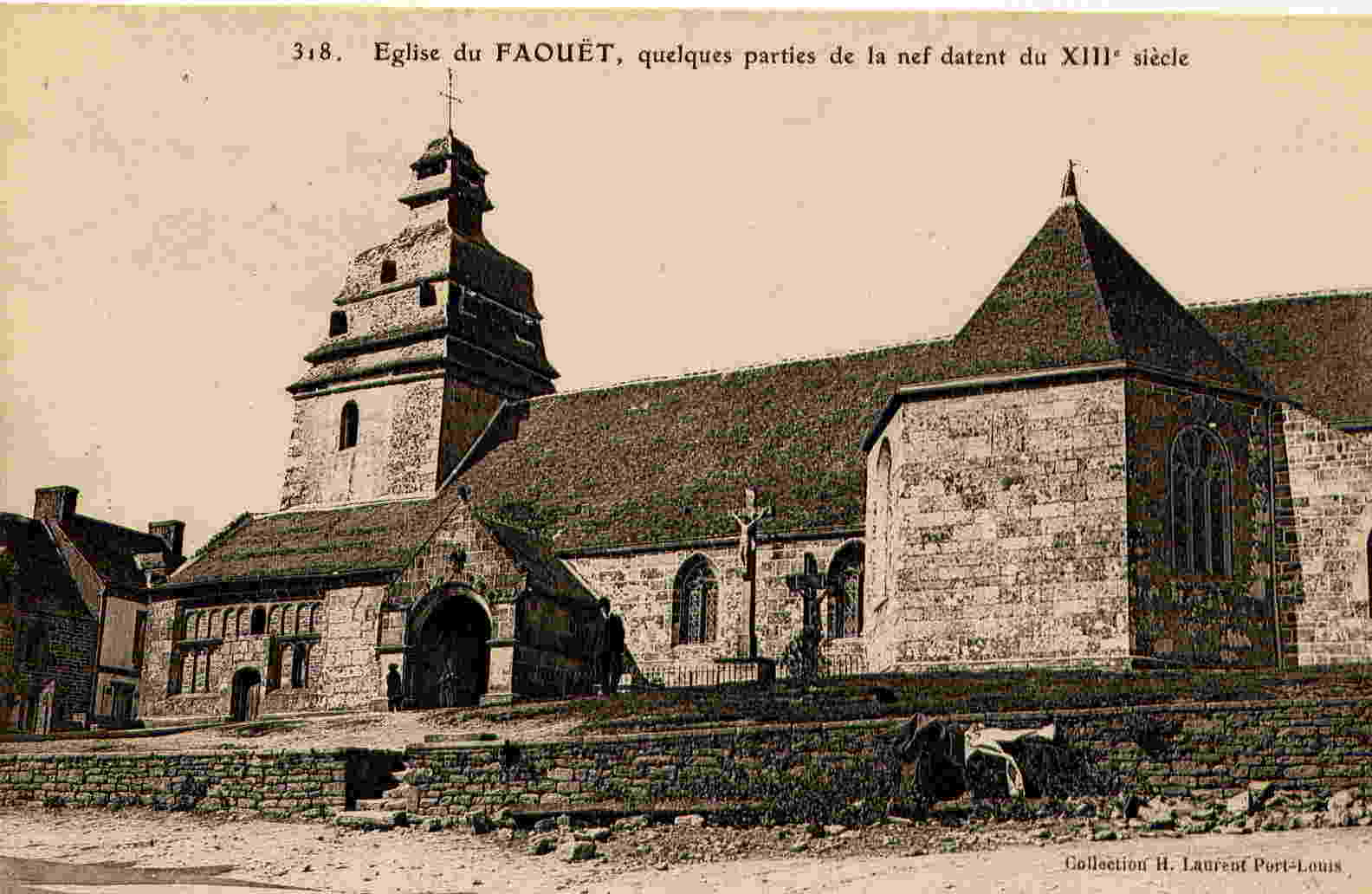 318 - Eglise Du Faouet - Quelques Parties Datent Du XIII° Siecle - Le Faouet