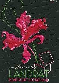 PUZZLE OFFERT PAR LE FLEURISTE CH.LAUDRAT PARIS XVI ANNEES 50 - Alcolici