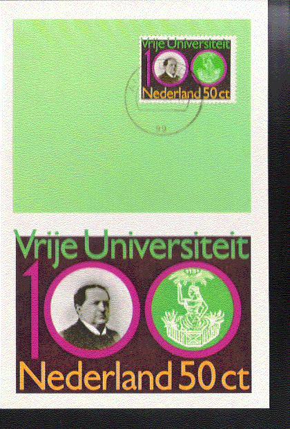 PAYS BAS CARTE MAXIMUM NUM.YVERT 1140  UNIVERSITE AMSTERDAM - Maximumkarten (MC)