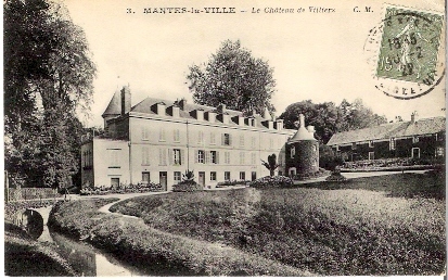 - Le Château De Villluers - 1922. - Mantes La Ville