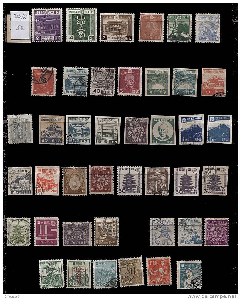 Japon - + De 700 Timbres Lot 113 - Verzamelingen & Reeksen