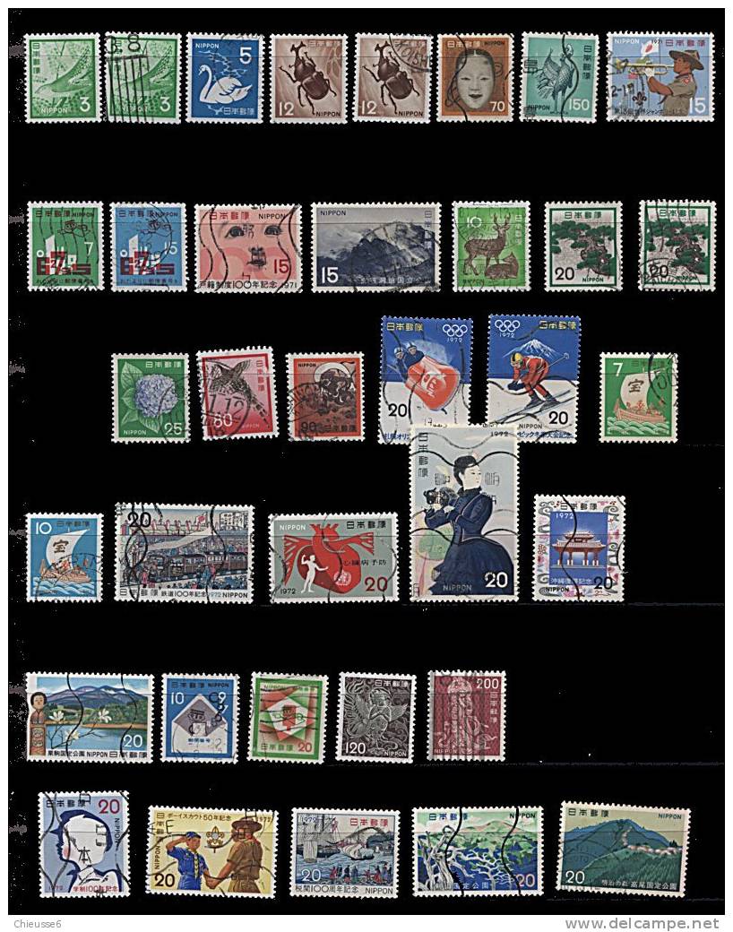 Japon - + de 700 timbres lot 113