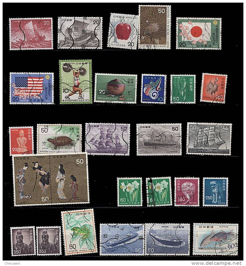 Japon - + de 700 timbres lot 113