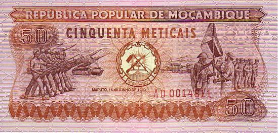 MOZAMBIQUE   50 Meticais   Daté Du 16-06-1980   Pick 125    *****BILLET  NEUF***** - Mozambique