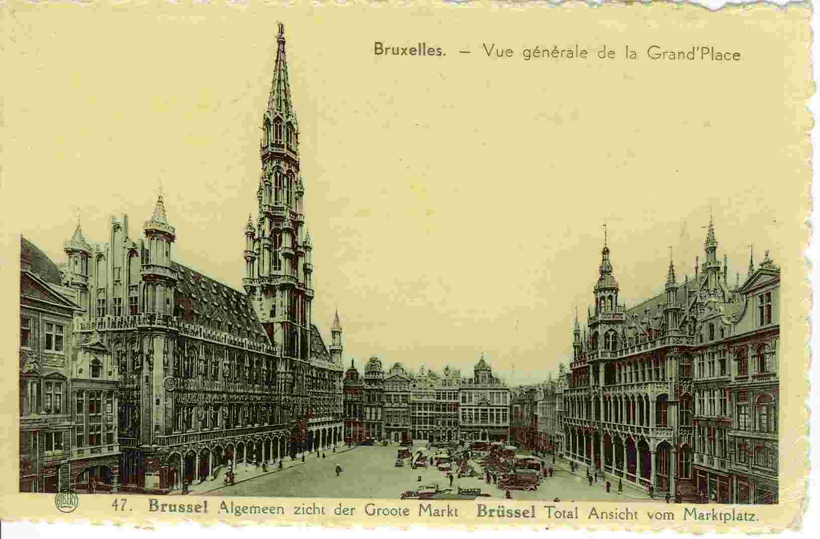 Brussel - Bruxelles - Algemeen Zicht Der Groote Markt - Vue Générale De La Grand'Place - Anderlecht