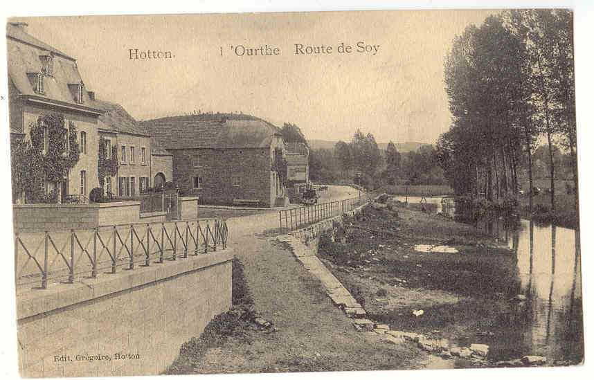 5778 -  HOTTON - L' Ourthe - Route De Soy - Hotton