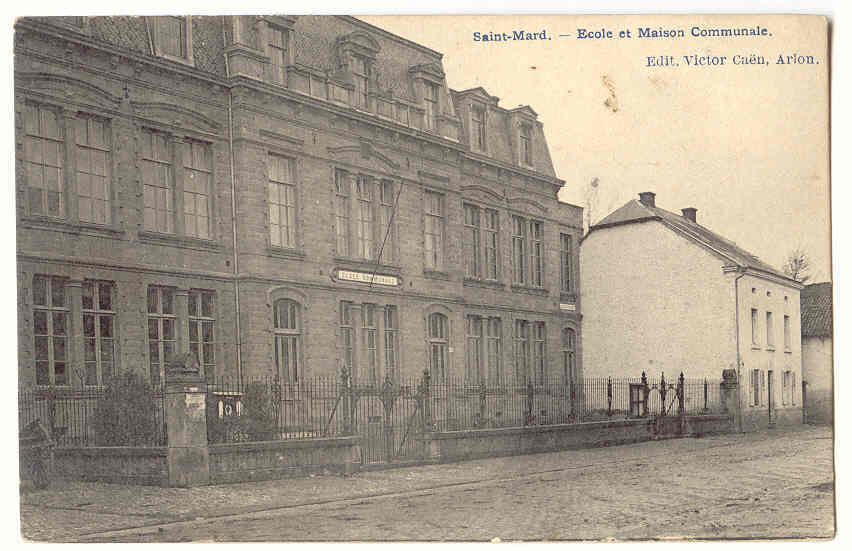 5826 - SAINT  -  MARD  -  école Et Maison Communale - Virton