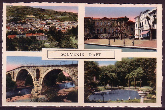 VAUCLUSE - Apt - Souvenir (muti-vues) - Apt