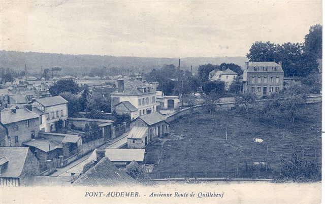PONT-AUDEMER - Ancienne Route De Quillebeuf - Pont Audemer
