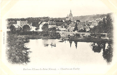 23 - CREUSE - CHAMBON Sur VOUEIZE - PECHE - PECHEUR - PANORAMA - AVANT 1904 - Chambon Sur Voueize