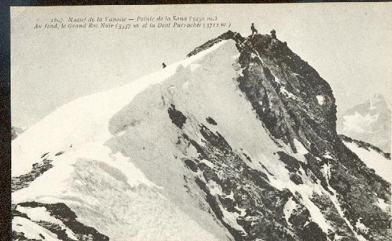 Alpinistes Au Sommet De La Pointe De La  Sana (Vanoise) - Pralognan-la-Vanoise