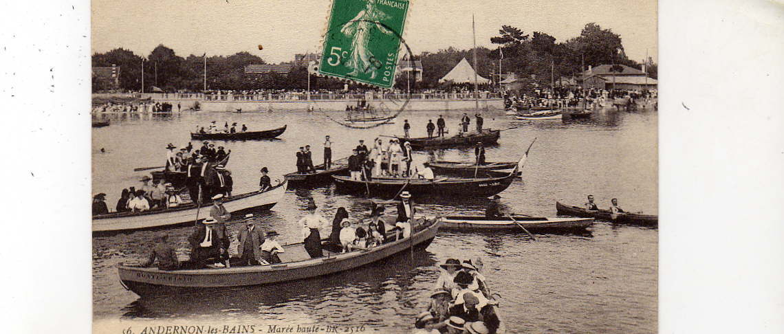 Carte Postale De Andernos -- Marée Haute - Andernos-les-Bains