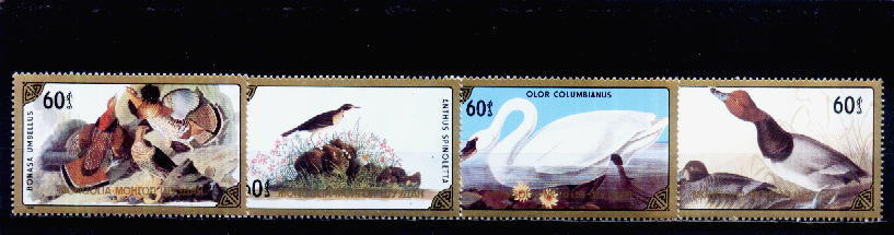 Mongolie 1986 - Michel No.1807-10 .neufs** - Hoendervogels & Fazanten