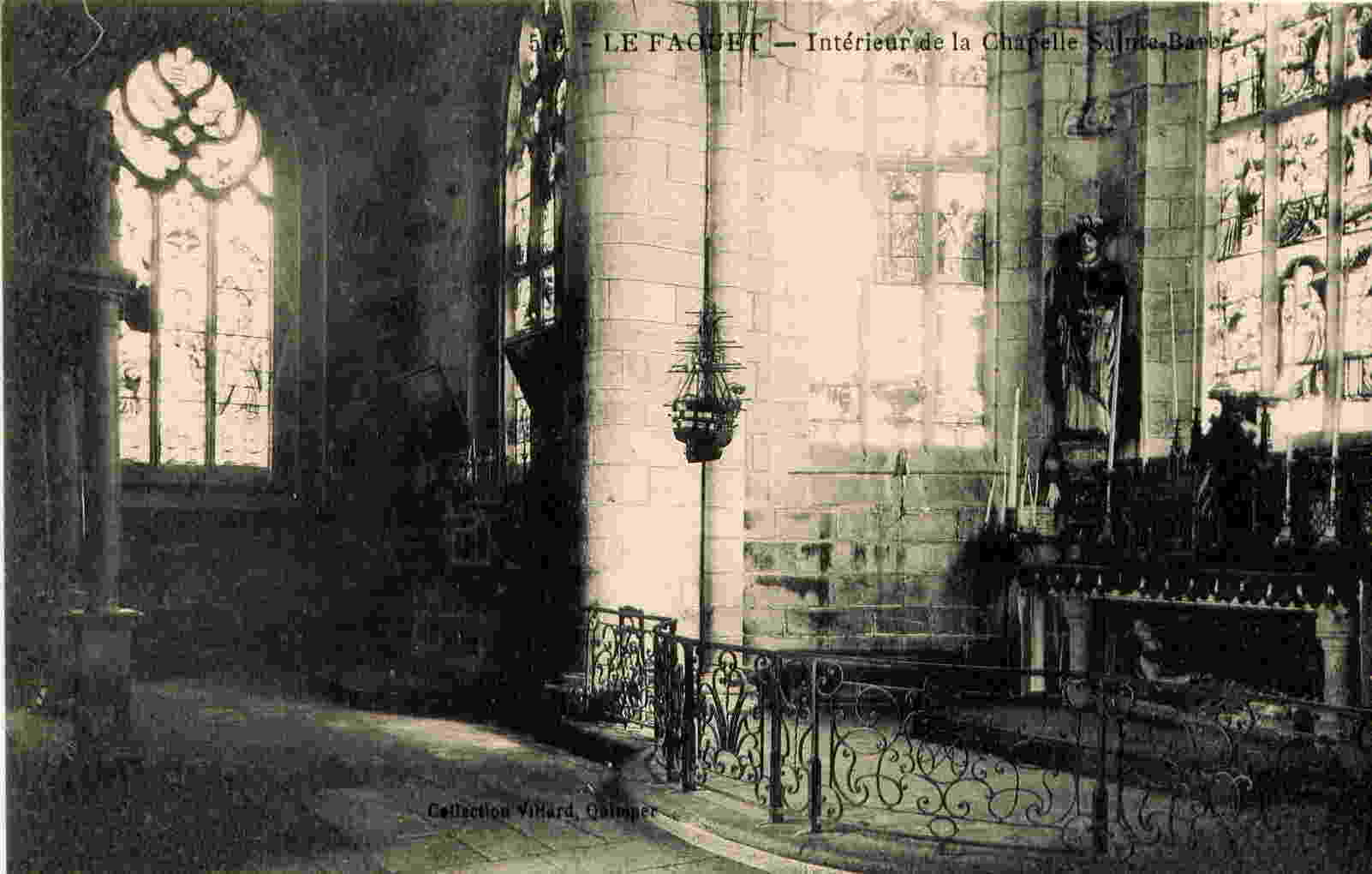 516 - Le Faouet - Interieur De La Chapelle Sainte-Barbe - Le Faouet