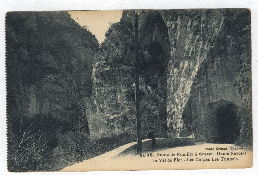 4538  - Route De Rumilly à Seyssel  --  Le Val De Fier - Les Gorges Les Tunnels - Seyssel