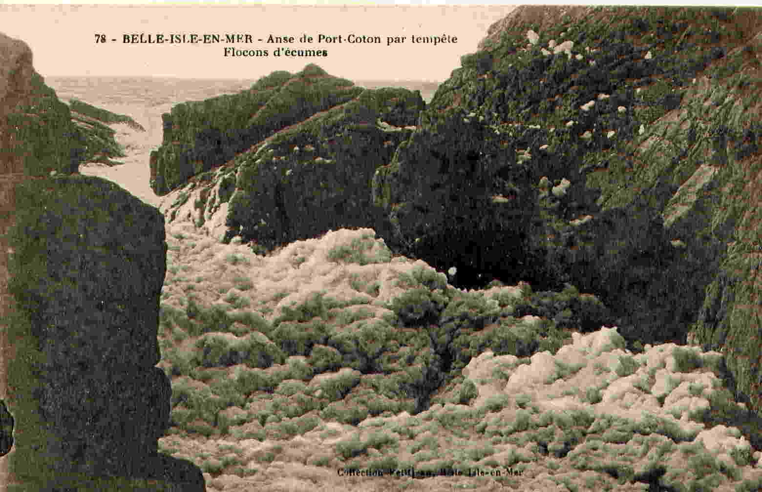 * 78 -  Belle-Isle-en-Mer - Anse De Port-Coton Par Tempete ... - Belle Ile En Mer