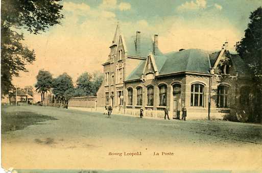 België/Belgique, Leopoldsburg/Bourg-Léopold, Het Postkantoor/la Poste, 1921 - Leopoldsburg