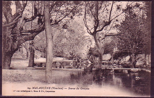 VAUCLUSE - Malaucene - Source Du Grozeau - Malaucene