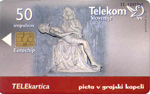 Castle - Palais - Chateau - Castles - Bastille - Schloss - Burg - Castillo - Jesus Christ & St.Mary - Slovenian Card - Slovenia