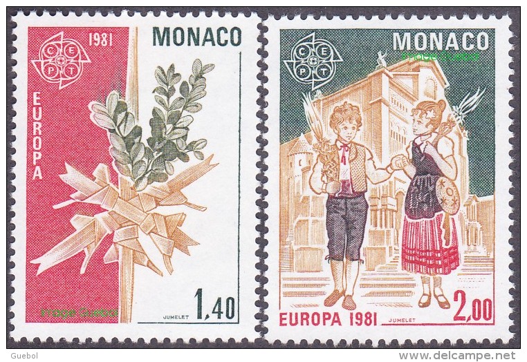 CEPT / Europa 1981 Monaco 1273-74 ** Folklore - 1981