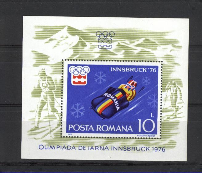 ROUMANIE  BF123     ** Jo  1976  Bobsleigh - Winter 1976: Innsbruck