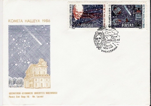 POLOGNE / HALLEY  COMETE  / 07.02.1986. - Astrology