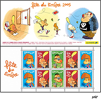 Carnet De France Journée Du Timbre Thema Titeuf Année 2005 ** TTB - Dia Del Sello