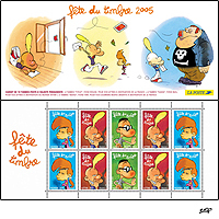 Carnet De France Journée Du Timbre Thema Titeuf Année 2005 ** TTB - Stripsverhalen