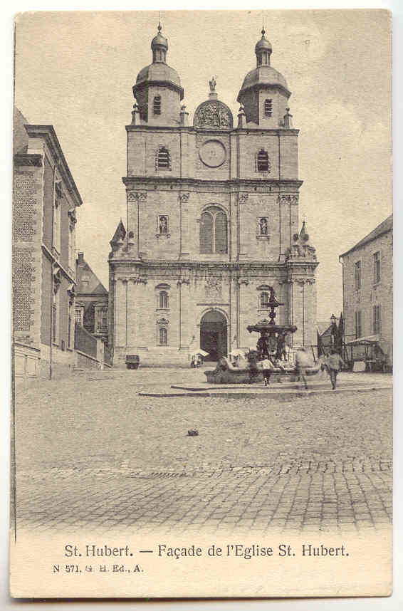5865 - St-Hubert - Façade De L' Eglise St. Hubert - Limburg