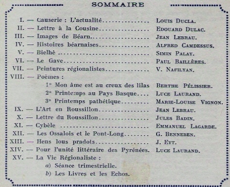 REVUE REGIONALISTE DES PYRENEES (BEARN, PAYS BASQUE ET DES CONTREES DE L´ADOUR)- N°80- De 02/1937 à 04/1937 - Pays Basque