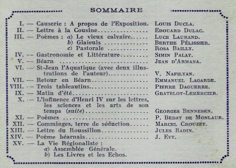 REVUE REGIONALISTE DES PYRENEES (BEARN, PAYS BASQUE ET DES CONTREES DE L´ADOUR)- N°83- De 11/1937 à 01/1938 - Baskenland