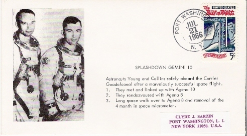 USA / PORT WASHINGTON / PROJET GEMINI 10 / 21.07.1966 . - United States